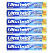 Ultra Brite Advanced Whitening Fluoride Toothpaste by Colgate – 6 Count (Pack of 1), Plastic, W, Model PPAX1138615