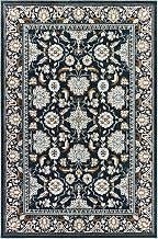 Oriental Weavers Bowen Area Rug - 534L2-5'3" x 7'6" - in Navy/Gold - Vintage Inspired, Stain Resistant, Family and Pet Friendly, Bedroom, Office Rug