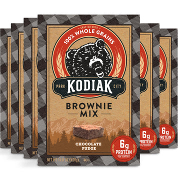 Chocolate Fudge Brownie Mix by Kodiak Cakes – 14.8 Ounce (Pack of 6), Pack of 6, Model 10705599012959