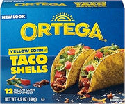 Ortega Yellow Corn Taco Shells, 4.9 Ounce, 12 Shells