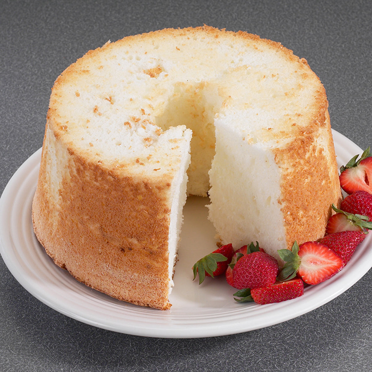 Angel Food Cake Pan by Nordic Ware – 10 Inch, 16.0 cups, Aluminum, Gray, Model 50942