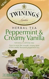 Twinings Tea Herbal Buttermint 20 Individual Tea Bags/Net Wt. 1.41oz.