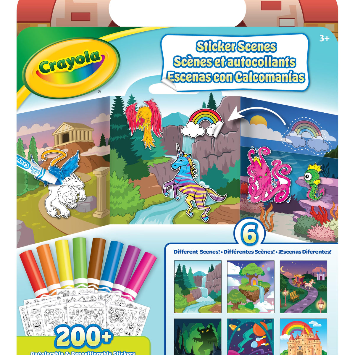 Sticker Scene by Crayola – Cardboard, Model 047081