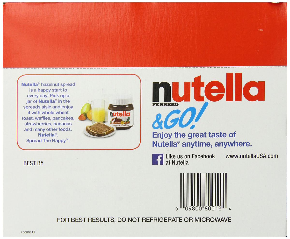 Ferrero Go Hazelnut Spread and s by Nutella – 22 Ounce, Model 826167