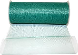 Reliant Ribbon Tulle Standard Ribbon, 6 Inch X 25 Yards, Hunter Green
