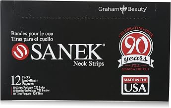 Sanek Display Neck Strips, 60 Count, Pack of 12
