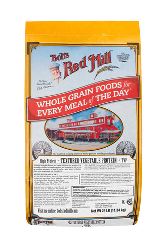 Textured Vegetable Protein by Bob's Red Mill – 25 Pound (Pack of 1), Model 039978105424