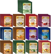 Twinings Assorted Herbal, Naturally Caffeine-Free Tea Bag Sampler, 40 Count
