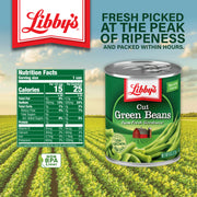 Cut Green Beans | Naturally Delicious by Libby's – 8 Ounce (Pack of 12), Pack of 12