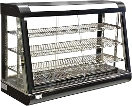Omcan 21571 47" Commercial Restaurant Hot Food Warmer Glass Merchandiser Display