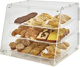 Winco 3-Tier Pastry Display Case, Acrylic Medium