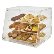 Winco 3 Tier / 21" x 18" x 16.5" / Clear Countertop Display Cases
