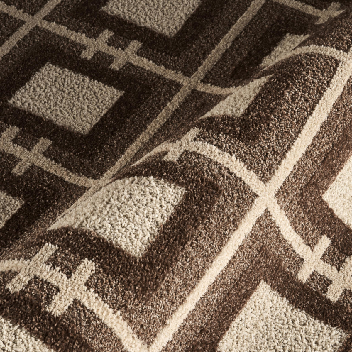 Cozy Brown Area Rug for Living Room by Abani – 4' x 6', Polypropylene, Brown
