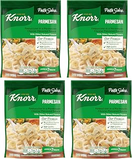 Knorr Pasta Sides For a Delicious Quick Pasta Side Dish Parmesan No Artificial Flavors & Preservatives,No-Added MSG 4.3 oz,(Pack of 4)