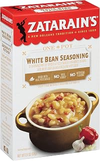 Zatarain's White Bean Seasoning, 2.4 oz (Pack of 8)