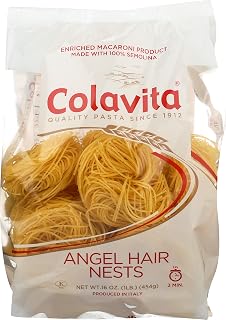 COLAVITA Capellini Nest Angel Hair Pasta, 16 Oz