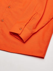 Long Sleeve Industrial Solid Work Shirt Orange X-Large - 5 Pack by Red Kap – Orange, Pack of 5, Model SP14