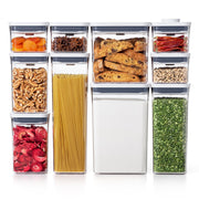 OXO 10-Piece Set / White / 10 Piece Set Kitchen Storage & Organization Accessories