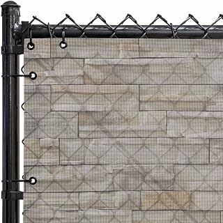 FenceScreen 211 Series Scenic Designer Fence Screen (Bluff Sandstone) | Heavy Duty | UV & Weather Resistant | Easy Install