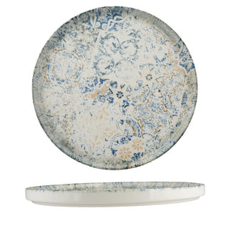 Ariane Fine Porcelain DSEARN05MB11025 Cruise Palma Porcelain Plate, 9 13/16" Diameter, 4/Case - Default Title