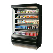29" Black Vertical Open Display Merchandiser Refrigerator by Turbo Air – 29", 12.55 cubic_feet, Black, Model TOM-40B