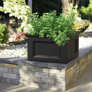 Fairfield 24x24 Garden Bed - Black by Mayne – 24x24, 15.8 gallons, Polyethylene (PE), Black, Model 4887-B