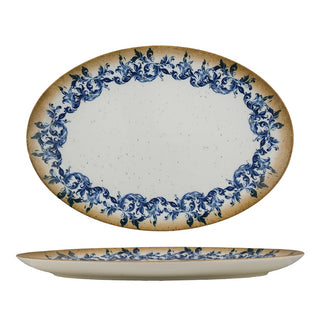 Ariane Fine Porcelain DTIARN11K015001 Cruise Amalfi Porcelain Platter, 6 9/16" x 9 7/16", 12/Case - Default Title