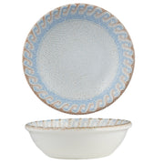Ariane Fine Porcelain Cruise Tangier Porcelain Bowl, 10.14 oz., 12/Case - Beige Blue White