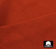 Cotton Craft Cloth Napkins, 17 x 17 Inch, Terracotta Set of 12