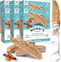 Nonni's Bakery Cinnamon Coffee Cake Biscotti, Kosher, 6.88 Ounce (Pack of 6)