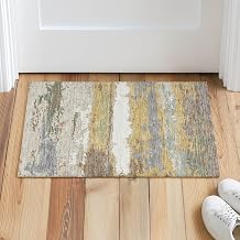 Addison Rugs Chantille ACN2592 Gold 1'8" x 2'6" Indoor/Outdoor, Machine Washable, Easy Clean, Non Shedding, Bedroom, Living Room, Dining Room, Kitchen, Patio Rug