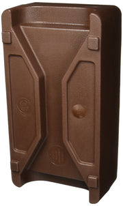 (LCDCH131) 8-3/4" x 16-1/2" x 5" Condiment Holder for Camtainer® by Cambro – Plastic, Dark Brown