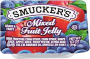 Smuckers Mixed Fruit Jelly, 1/2 Ounce -- 200 per case.
