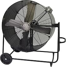 TPI PBS42BHL Industrial Belt Drive Portable Blower, Swivel, 42" Size, 1 Speed, 3/4 HP Motor, 10.8/5.4 Amps