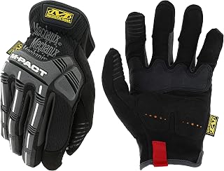 Mechanix Wear M-Pact Open Cuff Work Gloves Large Black