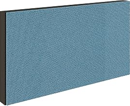 Global Industrial Modular Partition Stacking Panel with Fabric, 30"W x 16"H, Blue