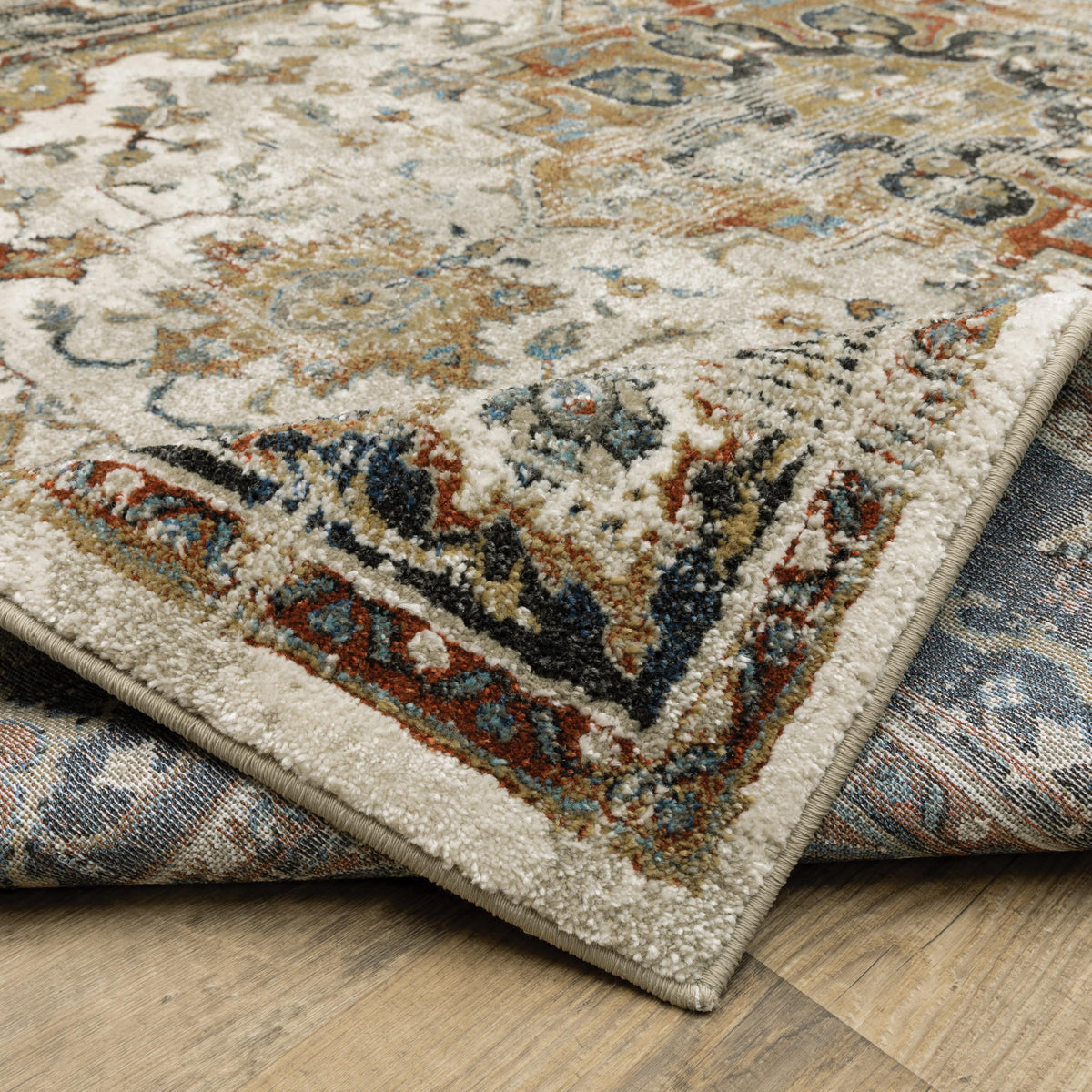 Oriental Weavers 9'10" x 12'10" (Rectangular) / Beige/ Blue / Traditional Area Rugs