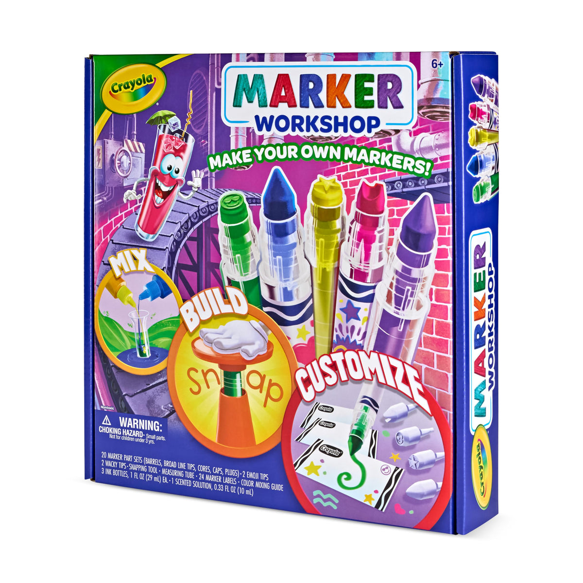 Marker Maker Kit for Kids (20 Markers) by Crayola – small, Plastic, Assorted, Model 747666