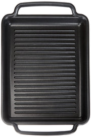 Solid+ Cast Aluminium Non-Stick Ribbed Hot Plate by Monix – 19.7 x 27 x 3.8 cm, 40 liters, Aluminum, Black, Model M351340