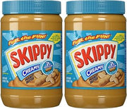 SKIPPY Creamy Peanut Butter, 40 Ounce (Pack of 2)