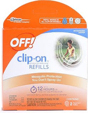 OFF! Clip-On Mosquito Repellent Refill, Provides 12 Hours of Protection, 2 Count