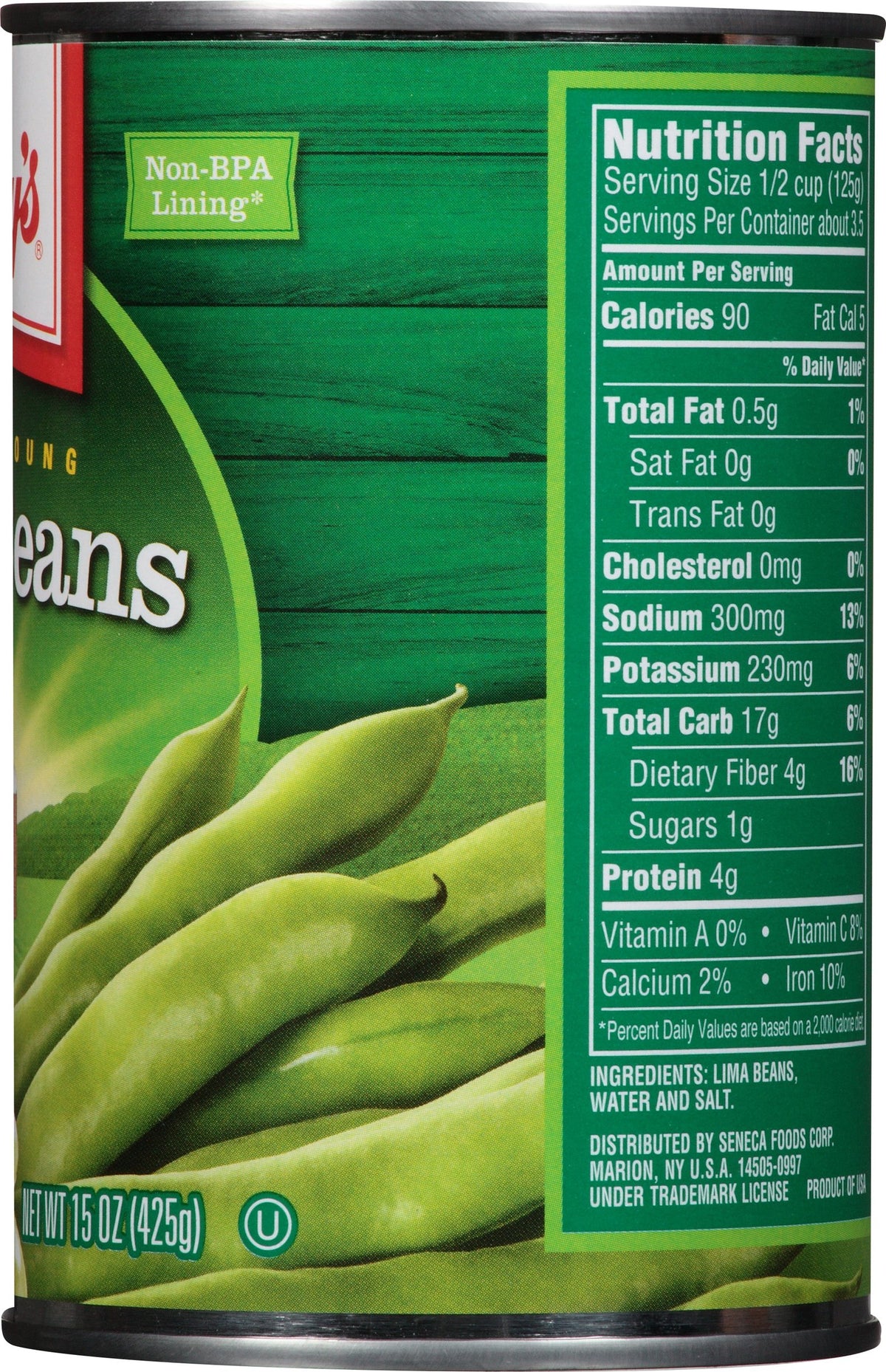 Lima Beans by Libby's – 15 Ounce (Pack of 12), Pack of 12