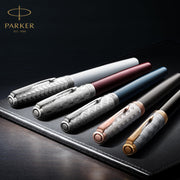 Sonnet Ballpoint Pen by Parker – 1 Count (Pack of 1), Sterling Silver Brass, Premium Silver, Model 2119796