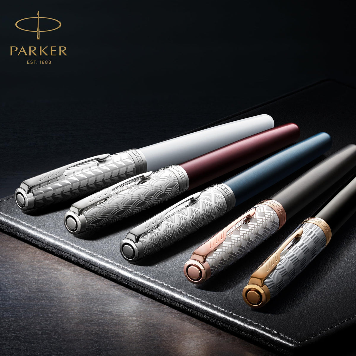 Sonnet Ballpoint Pen by Parker – 1 Count (Pack of 1), Sterling Silver Brass, Premium Silver, Model 2119796