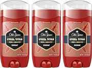 Old Spice Deodorant for Men, Steel Titan, 3 oz (Pack of 3)
