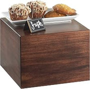 Mid-Century Collection – Square Riser – 12W x 12D x 9H – Walnut