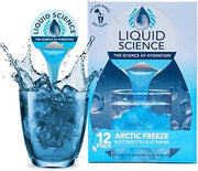 Java House Liquid Science Arctic Freeze Hydration Electrolyte Drink Mix, Pack of 12 | Single Serve, Peel and Pour, Cool Blue Raspberry Hydration