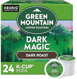 Green Mountain Coffee Roasters Dark Magic, Single-Serve Keurig K-Cup Pods, Dark Roast Coffee, 24 Count