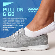 Women's Go Walk Lite - Isla Boat Shoe by Skechers – 5.5, Grey, Pack of 2, Model 15433-37-5.5 M US