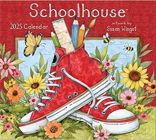 LANG Schoolhouse 2025 Wall Calendar (25991001940)